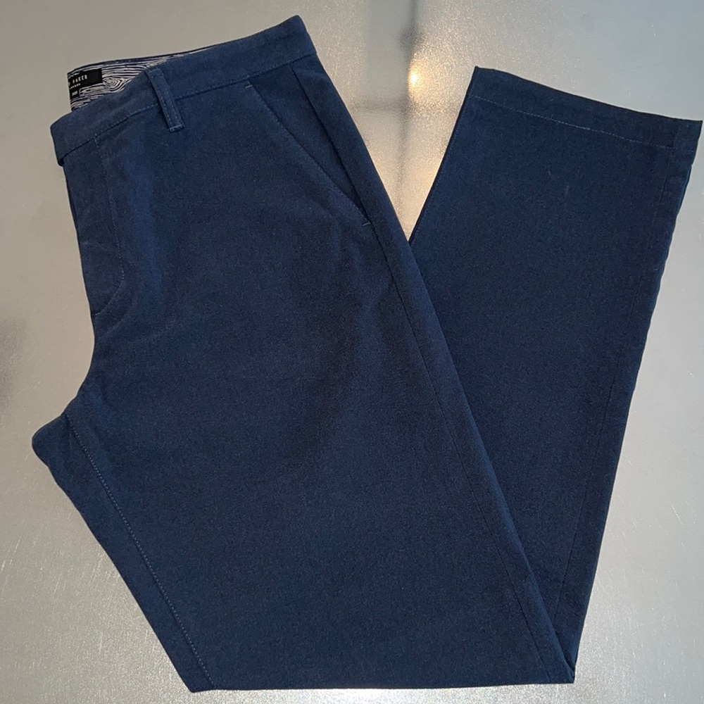Ted Baker London blue navy chino pants 36